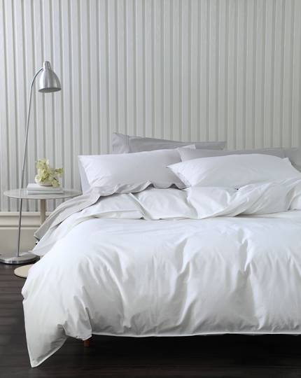 MM Linen - Pure Cotton 250TC Duvet Set - White